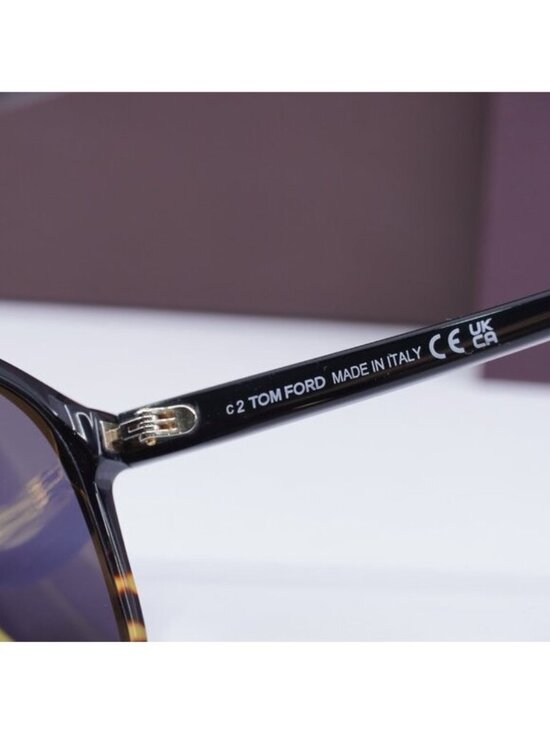 Tom Ford FT1098 05A Damian-02 Aviator Sunglasses - Black/Havana/Smoke main image 7